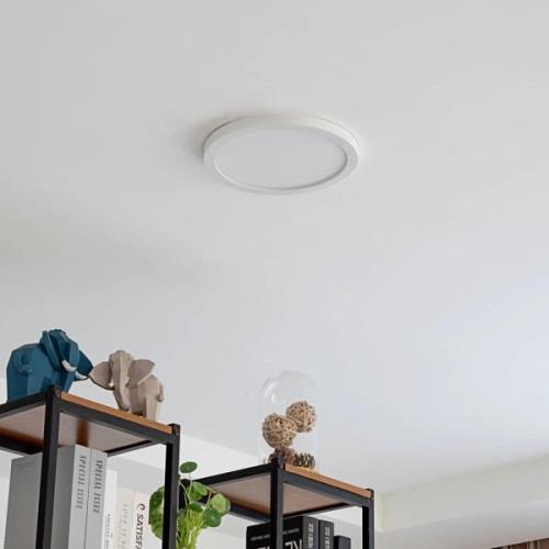 Solvie LED plafondlamp, wit, rond, Ø 30 cm