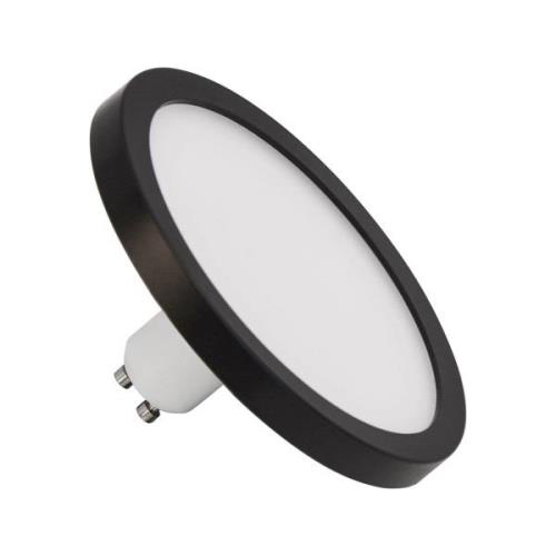 LED lamp GU10 9W CCT 2.700/4.000K Ø14,5cm zwart