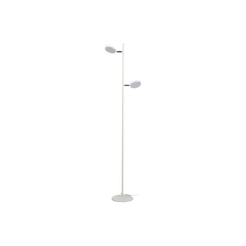 Aluminor Declic LED vloerlamp, 2-lamps, wit