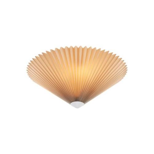 Plisado plafondlamp, beige, Ø 42 cm