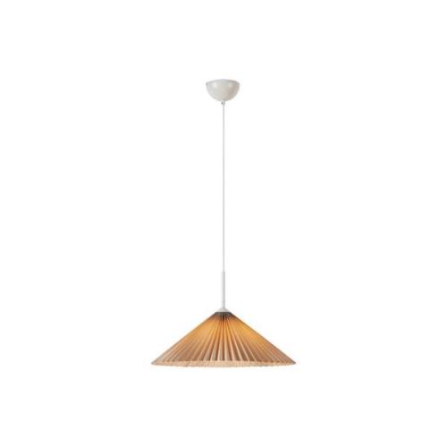 Hanglamp Plisado met geplooide kap, beige