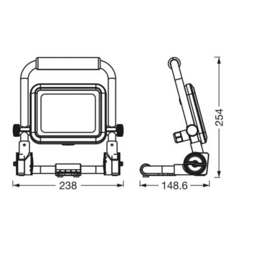 Ledvance LED-Worklight Value R-Stand spot 20W