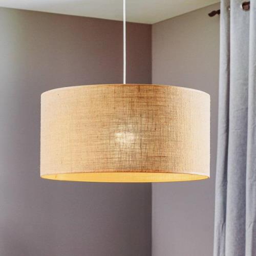 Hanglamp Jute met ronde kap van jute