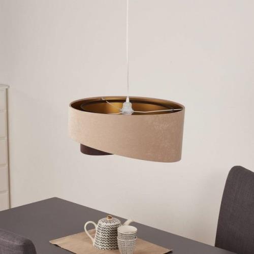 Hanglamp Arianna in gelaagde look, 2-kleurig