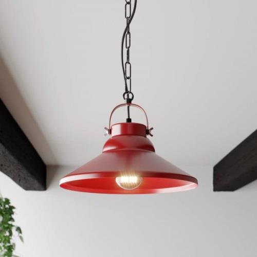 Hanglamp iron, rood