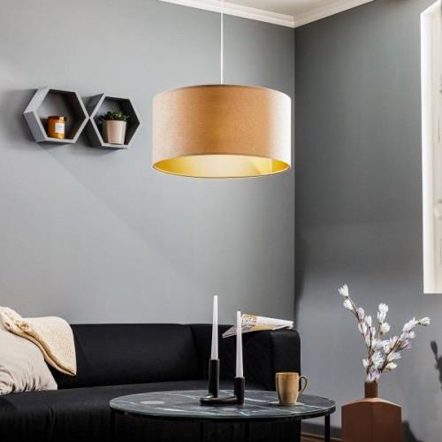 Salina hanglamp, beige/goud Ø 50cm