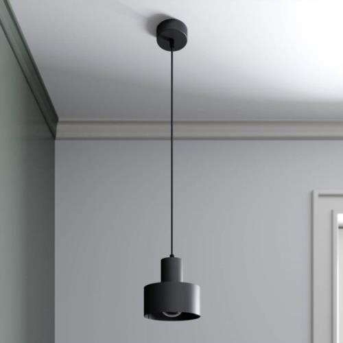 Hanglamp Rif van metaal, zwart, Ø 15 cm