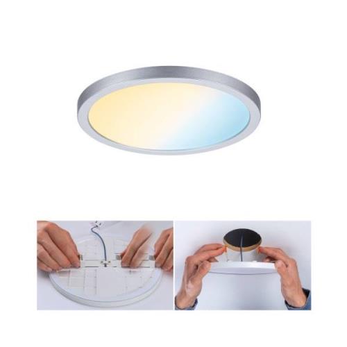 Paulmann LED paneel Aero CCT rond chroom 17,5