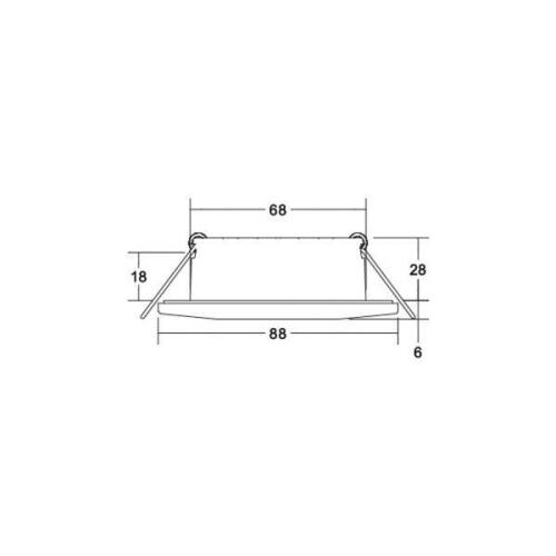 BRUMBERG Chooose LED inbouwdownlight, rond, wit