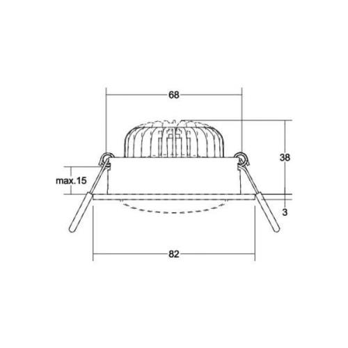 BRUMBERG BB35 inbouw DALI aansluitbox wit