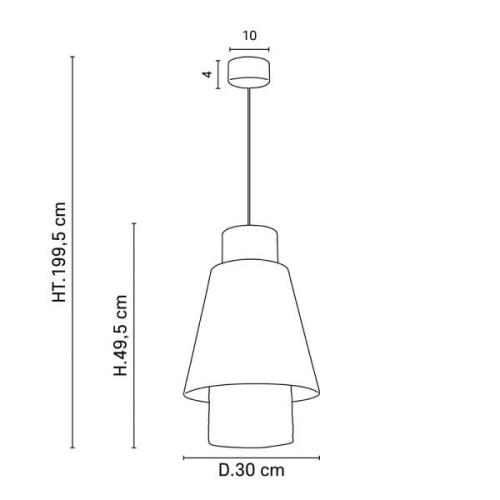 MARKET SET Singapour S hanglamp, massala/pink