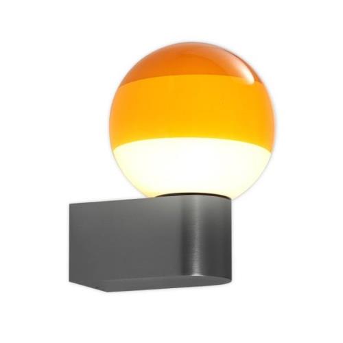 MARSET Dipping Light A1 LED wandlamp, oranje/grijs