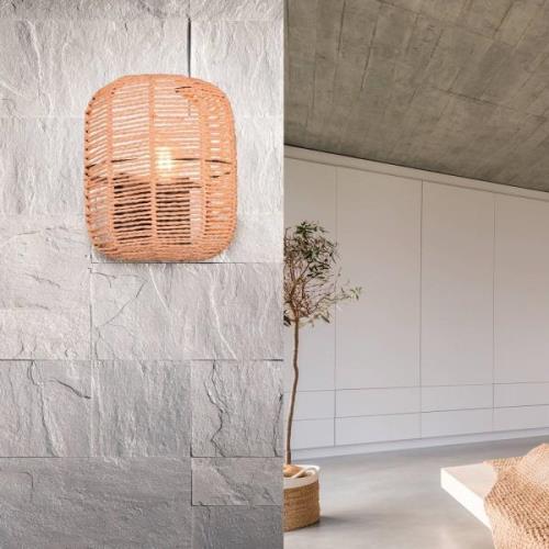 Runa wandlamp met sisal kap