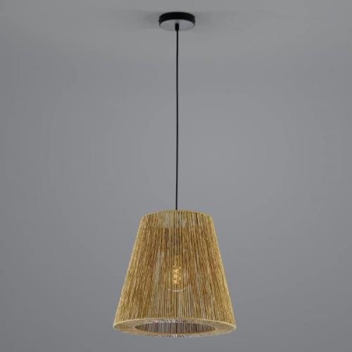 Rope hanglamp van papier, bruin, Ø 38 cm