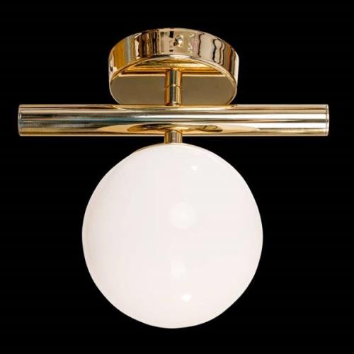 Plafondlamp Linea, goud, 1-lamp