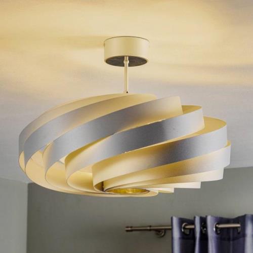 Vento plafondlamp, aluminiumkleurig, Ø 60 cm, metaal