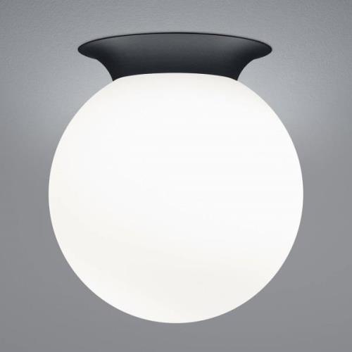 Blob plafondlamp, opalen glazen bolkap, Ø 25 cm