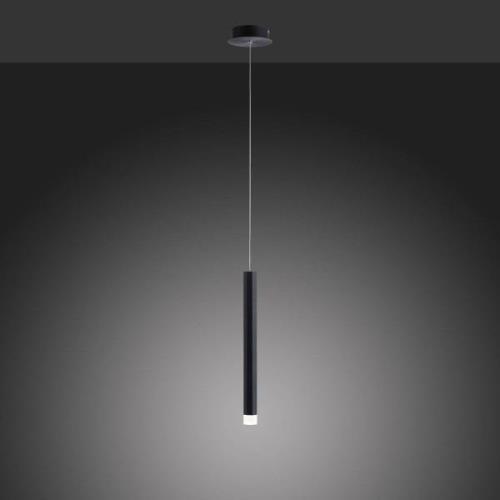 LED hanglamp Bruno, 1-lamp, zwart