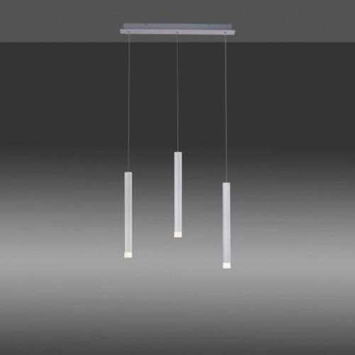 LED hanglamp Bruno, 3-lamps, aluminium