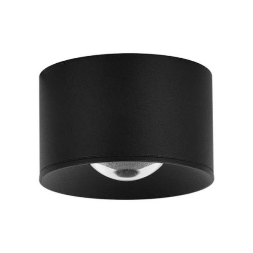 LED plafondspot S133 Ø 6,5 cm, zandzwart