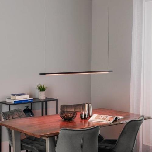 Quitani Talon LED hanglamp zwart geanodiseerd 24W