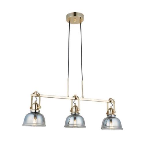 Hanglamp Mago, goud, 3-lamps