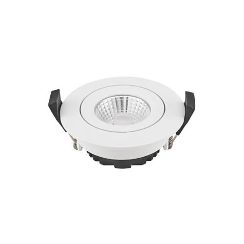 LED plafondinbouwspot Diled, Ø 8,5 cm, 6 W, 3.000 K, wit