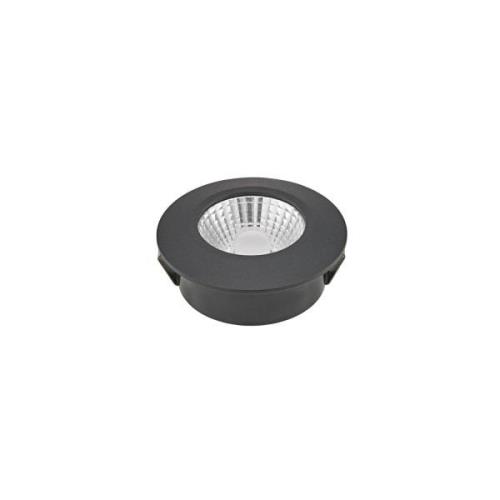 LED plafondinbouwspot Diled, Ø 6,7 cm, Dime LED, zwart