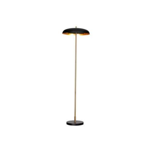 By Rydéns Shelby vloerlamp zwart/goud/messing