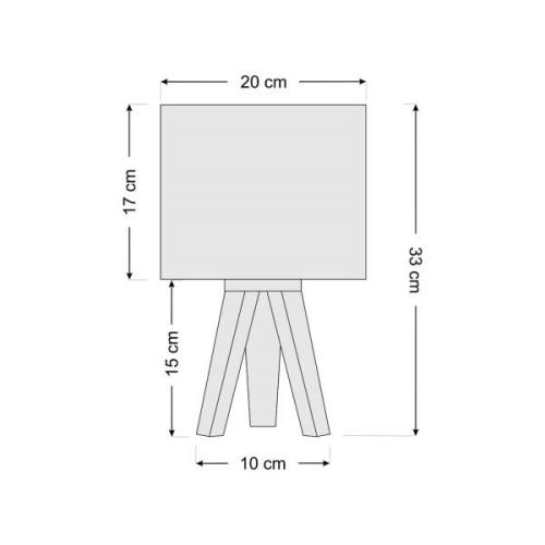 Kinder-tafellamp Mathilde, driepootsframe