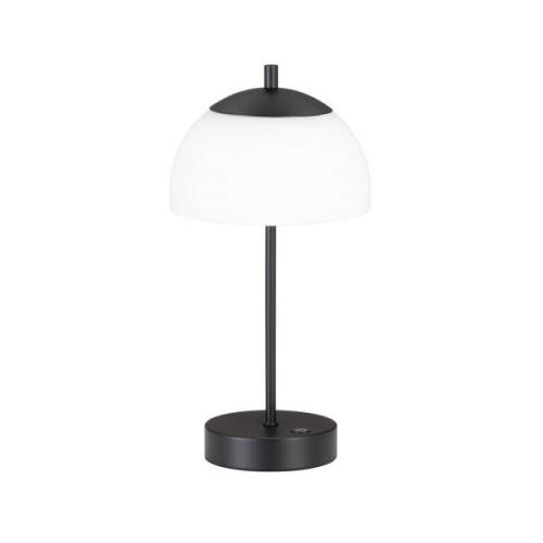 LED tafellamp Riva, zwart, CCT, dimbaar, hoogte 35cm