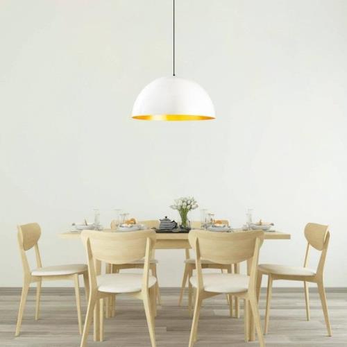 Hanglamp Berceste 236-S Ø60cm wit/goud