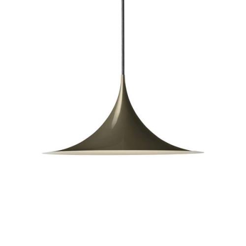 Gubi Semi hanglamp, Ø 30 cm, cacaobruin glanzend