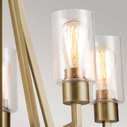 Deryn hanglamp, 5-lamps, messing