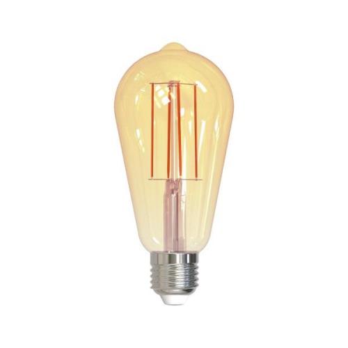 LED-Rustika, gloeidraad, E27, goudkleurig, 7W, 2000K, 650 lumen