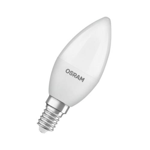 OSRAM LED Classic Star, kaars, mat, E14, 4,9 W, 4.000 K