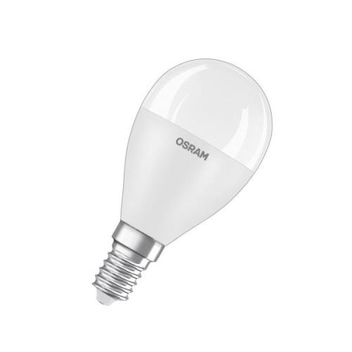 OSRAM LED Classic Star, druppel, mat, E14, 7,5 W, 2.700 K