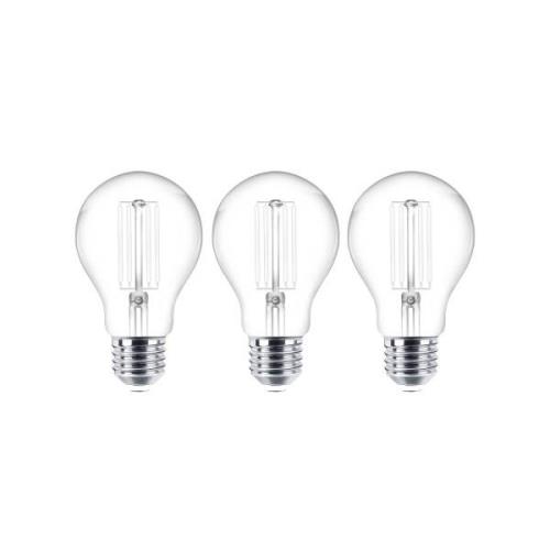 LED filament lamp E27 set van 3 7W 806 lm helder 2.700K