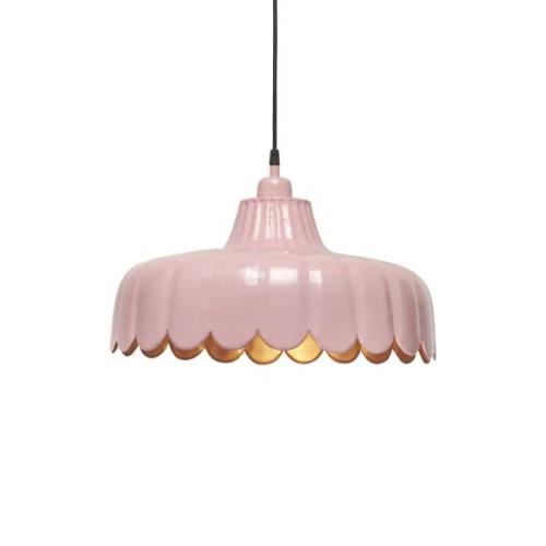 PR Home hanglamp Wells, roze/goud, Ø 43 cm, metaal