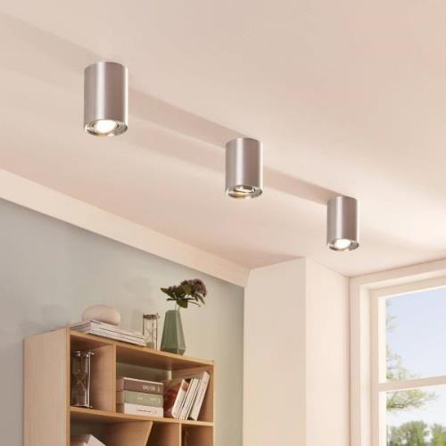 Arcchio plafondspot Jolina, rond, set van 2, aluminium