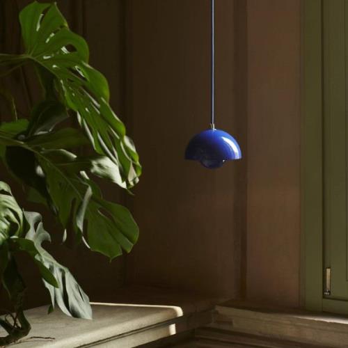 &Tradition hanglamp Flowerpot VP10, Ø 16 cm, kobaltblauw