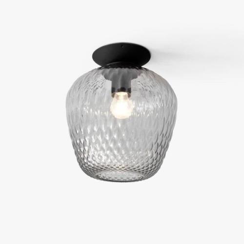 &Tradition Blown SW5 plafondlamp, zilverkleurig-helder