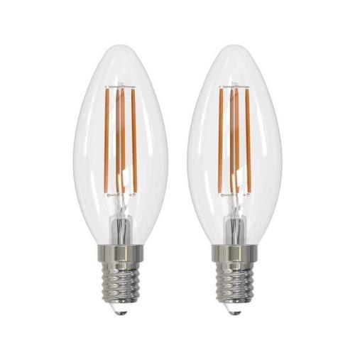 Arcchio LED filament lamp E14 kaars, set van 2, 2700 K