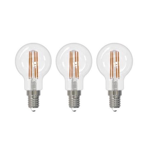 Arcchio LED lamp E14 G45, set van 3, 3000 K