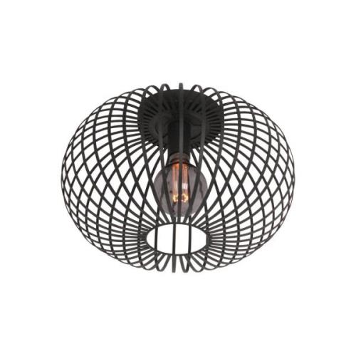 Aglio plafondlamp, Ø 40 cm, zwart, metaal