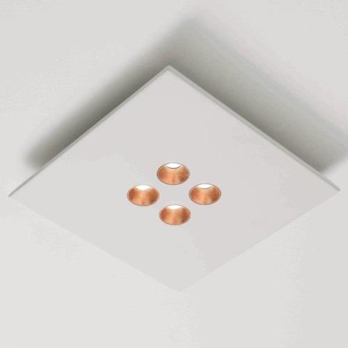 ICONE Confort - plafondlamp LED, wit-koper