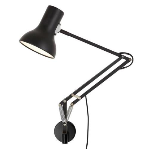 Anglepoise Type 75 Mini wand met arm, fluweelzwart