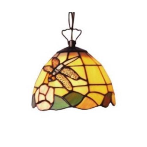 Decoratieve hanglamp LIBELLE in Tiffany-stijl