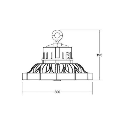 BRUMBERG LED-hoogbouwspot Sol Midi, DALI, multilumen