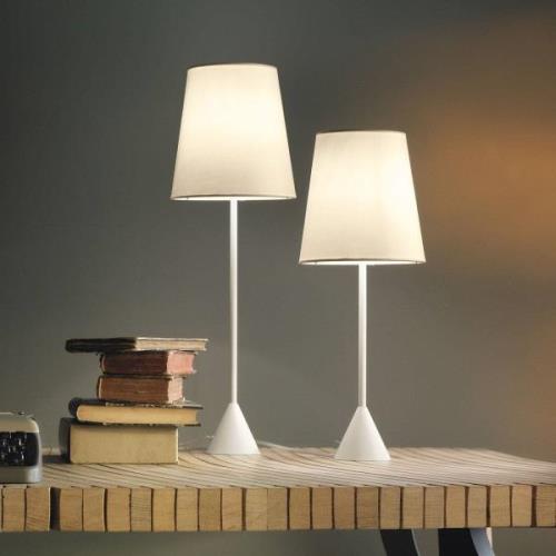 Modo Luce Lucilla tafellamp Ø 17cm wit/ivoor